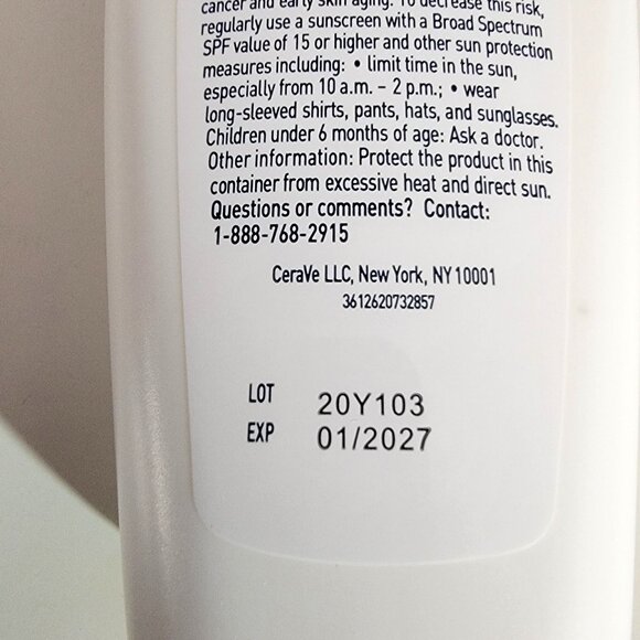 Cerave AM Facial Moisturizing Lotion SPF 30 Broad Spectrum Listing 3 of 3 - Picture 4 of 11